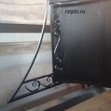Козырёк над входом. Металлические козырьки. Петрозаводск. Карелия.