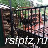 Ворота на участок, элементы ковки