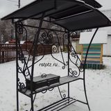 Мангал с крышей