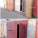 Гаражные ворота, сталь 3 мм. Петрозаводск.