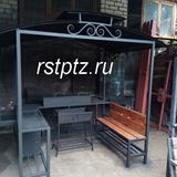 Мангал, беседка