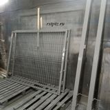 Ворота распашные, сетчатые, от компании Ремстройторг, г. Петрозаводск.