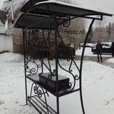 Мангал с крышей