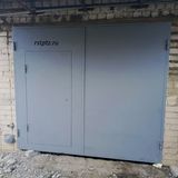 Гаражные ворота от компании РСТ, г. Петрозаводск, сталь 3 мм.