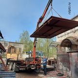 Гаражные ворота, сталь 3 мм, от компании Ремстройторг г. Петрозаводск.