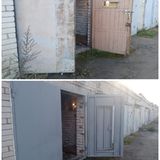 Гаражные ворота, сталь 3 мм. Петрозаводск.