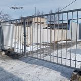 Распашные металлические ворота на участок от компании Ремстройторг, г. Петрозаводск.