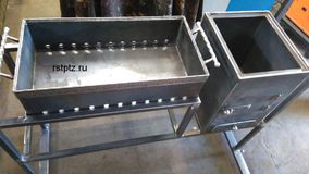мангал с печкой