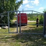 Ворота на участок от компании Ремстройторг, г. Петрозаводск.