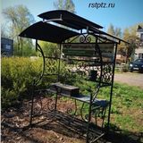 Мангал с крышей