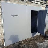 Ворота в гараж от компании Ремстройторг, г. Петрозаводск.