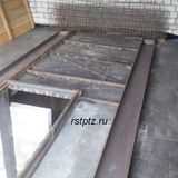 Устройство заезда под машину со сливом воды