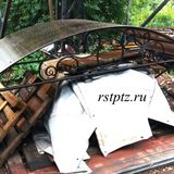 Козырёк над входом. Металлические козырьки. Петрозаводск. Карелия.