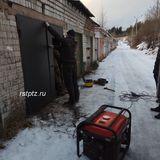 Установка гаражных ворот