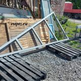 Распашные металлические ворота на участок от компании Ремстройторг, г. Петрозаводск.