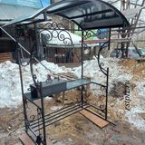 Мангал с крышей от компании Ремстройторг