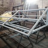 Козырёк над входом. Металлические козырьки. Петрозаводск. Карелия.