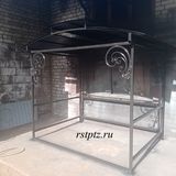Беседка, мангал под крышей, мангальный комплекс. Петрозаводск. Ремстройторг.