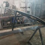 Козырёк над входом. Металлические козырьки. Петрозаводск. Карелия.